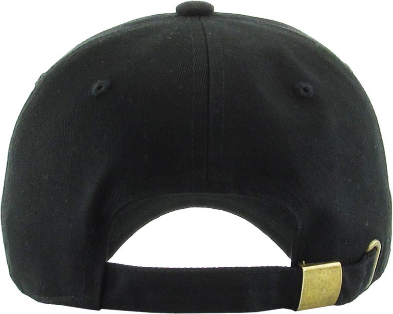 KBETHOS KBSV-082 BLK Daddy Dad Hat Baseball Cap Vintage Distressed Classic Polo Style Adjustable Cotton (One Size, Black Daddy) - Image 3